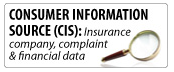 Consumer Information Source (CIS): Insurance company complaint & financial data